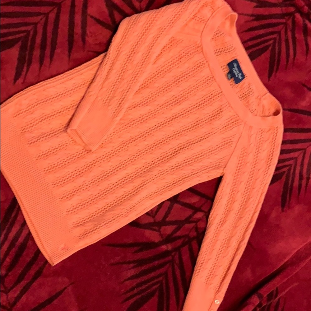 3/4 sleeve knit sweater